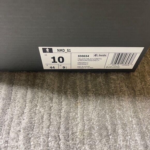 Adidas NMD S1 Mens Shoes Sizes Black Grey Dark Salt Retro Boost Sport Streetwear